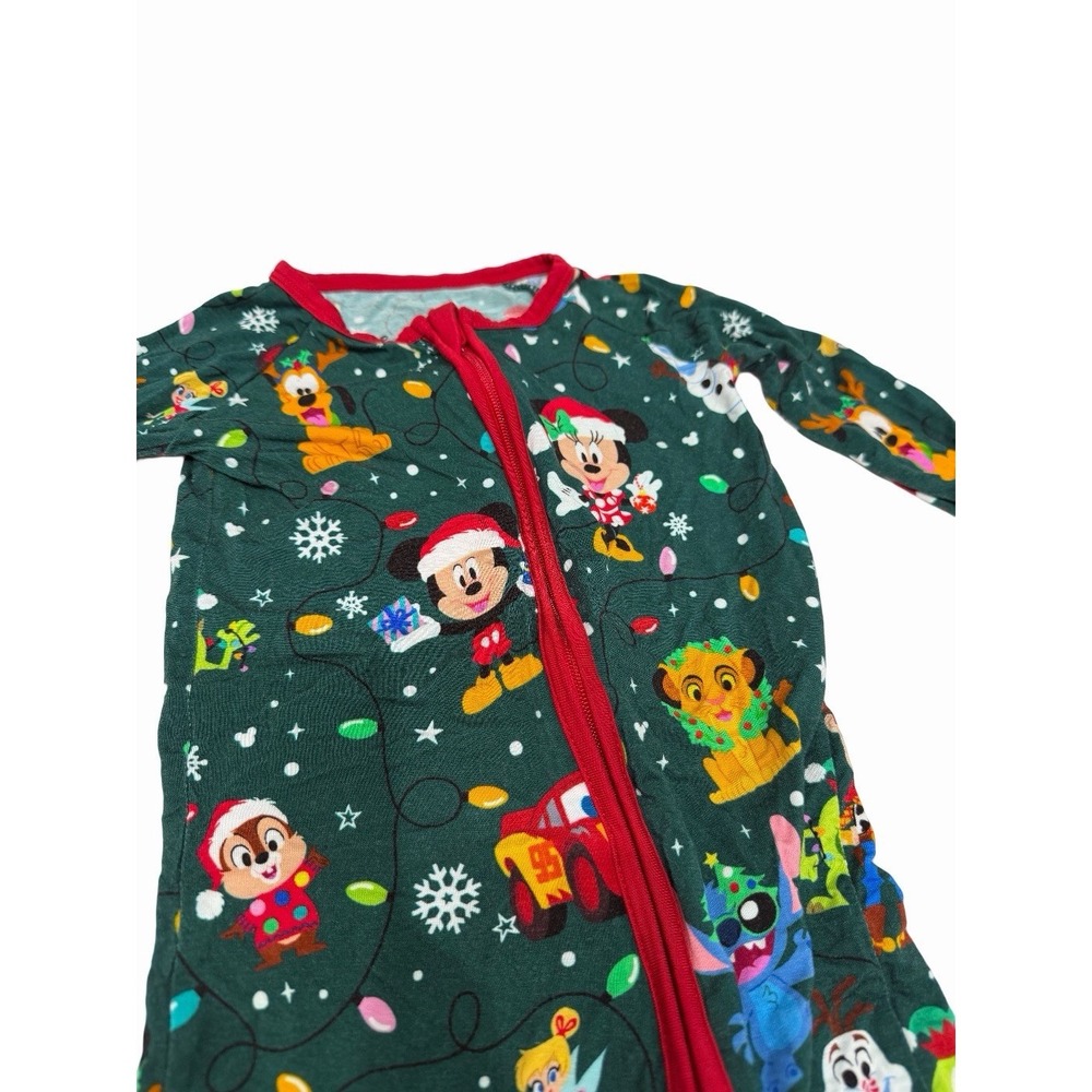 Little Sleepies Disney One Piece Holiday Disney Print Size 12/18 Month